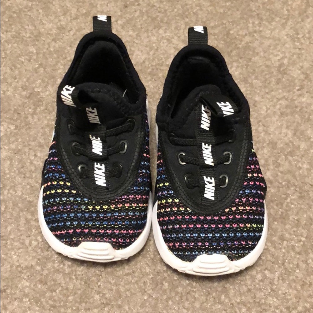 Girls multicolored Nikes